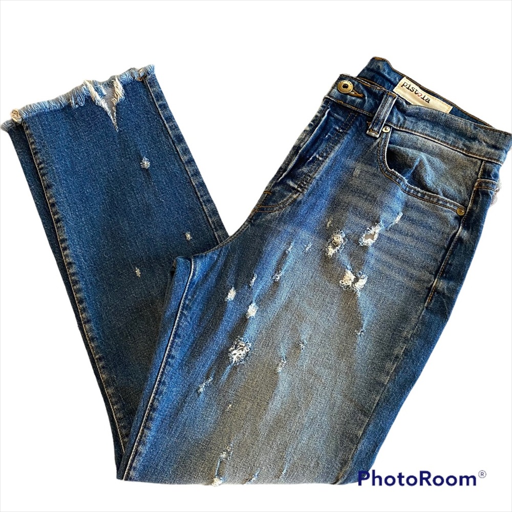 Pistola distressed denim jean high waist 29